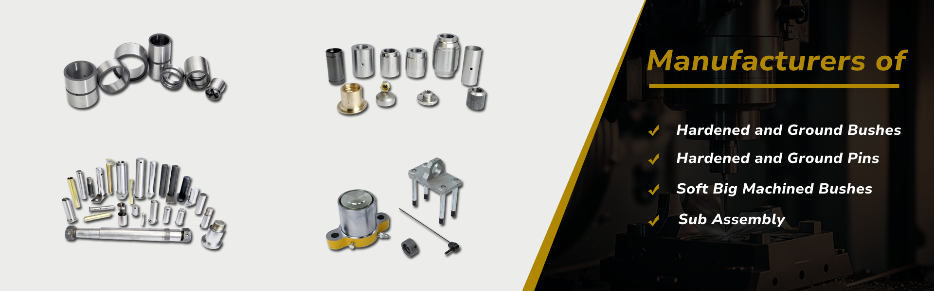 Excavator Hydraulic Cylinder Bushes, Oil Groove Induction Harden Bush, Excavator Boom Arm Links